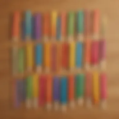 An instructional layout showcasing various project ideas with popsicle sticks.