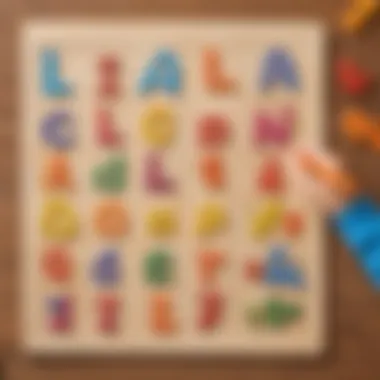 Interactive Alphabet Puzzle for Letter Tracing Practice