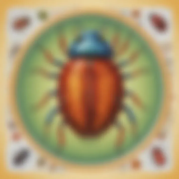 Interactive Fever Bug Sticker Activity