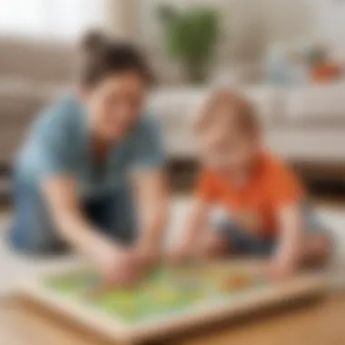 Interactive Playtime Fun Parent and infant playing interactive games