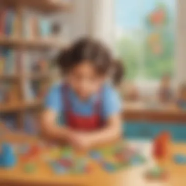 Mind-Engaging Challenges Interactive puzzle activity sheet for young learners