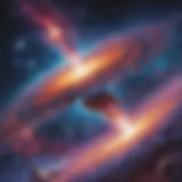 A vibrant galaxy showcasing the wonders of the universe