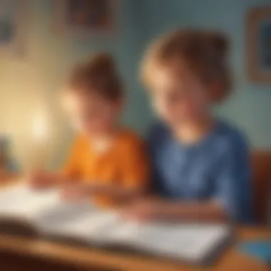 Fostering Calmness in Children Child engaging in a soothing activity