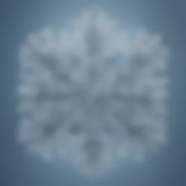 Intricate Snowflake Crystal Structure