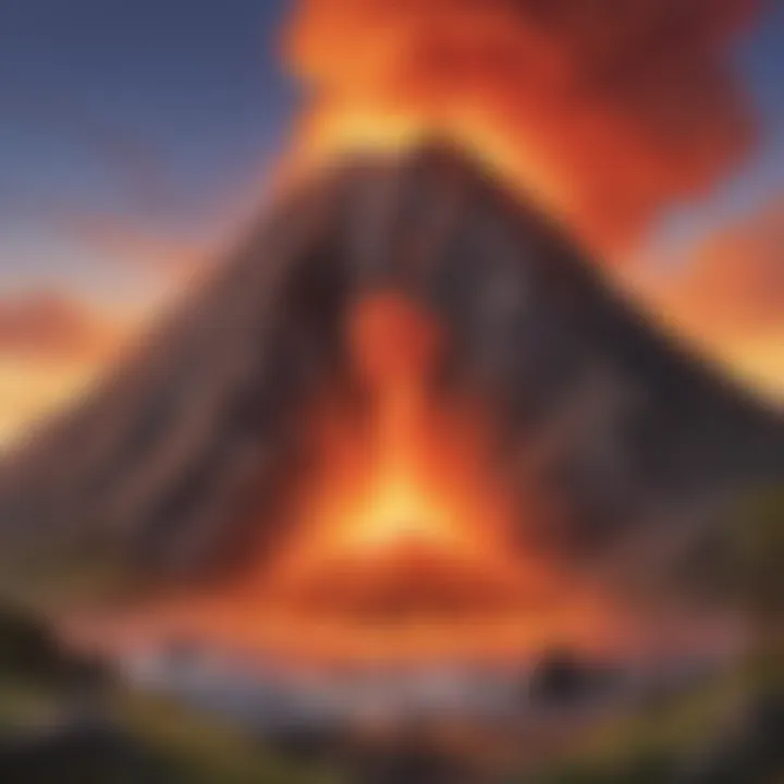 Intriguing Volcano Eruption Model