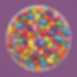Colorful Jelly Bean Prayer coloring sheet designed for children's creativity
