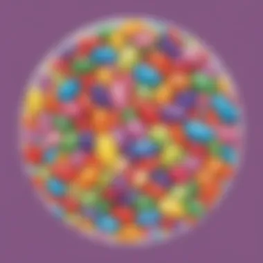 Colorful Jelly Bean Prayer coloring sheet designed for children's creativity