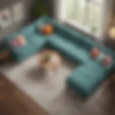 Diverse Customization Choices for Joybird Sectionals Various customization options for Joybird sectionals displayed