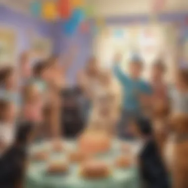 Exciting Activities for Kids and Dogs Children engaged in fun activities with their dogs at a birthday party