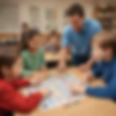 Interactive Auto Bingo Game in Action Kids Playing Auto Bingo