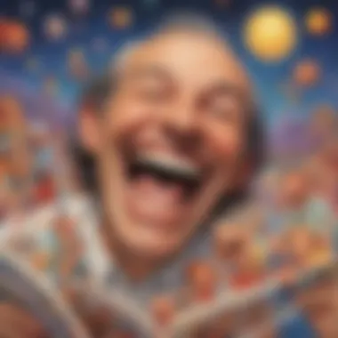 Illustration of a Laughing Universe