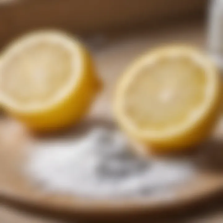 Lemon and baking soda for deodorizing