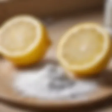 Deodorizing with Lemon and Baking Soda Lemon and baking soda for deodorizing