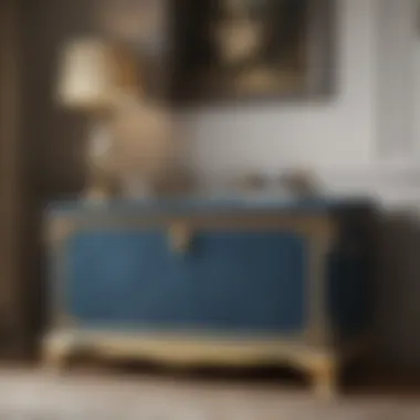Velvet Toy Chest for Sophisticated Decor Luxurious velvet toy chest for sophisticated decor