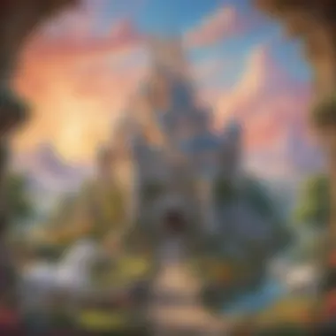 Castle of Wonders Magical unicorn castle in a whimsical setting