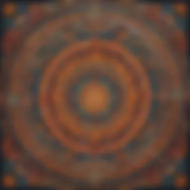 Spiritual Harmony Mandala Design Mandala Inspired Color by Number Illustration
