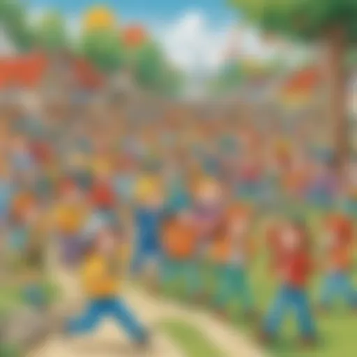 Illustration of colorful March themed worksheets