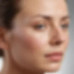 Illustration of sinus pressure point on face