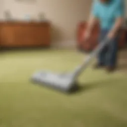 Eco-friendly carpet cleaning solution