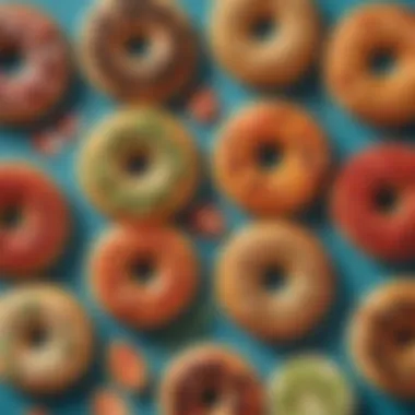 Fresh ingredients for pizza bagel toppings
