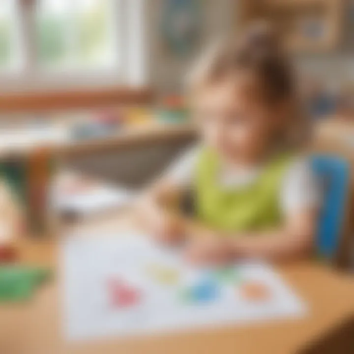 Kindergarten Math Worksheet Cognitive Development