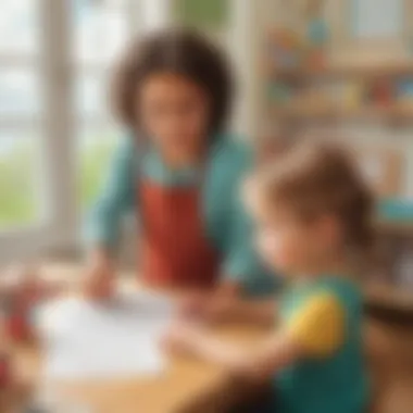 Interactive Math Exploration for Kindergarteners Kindergarten Student Exploring Math Concepts