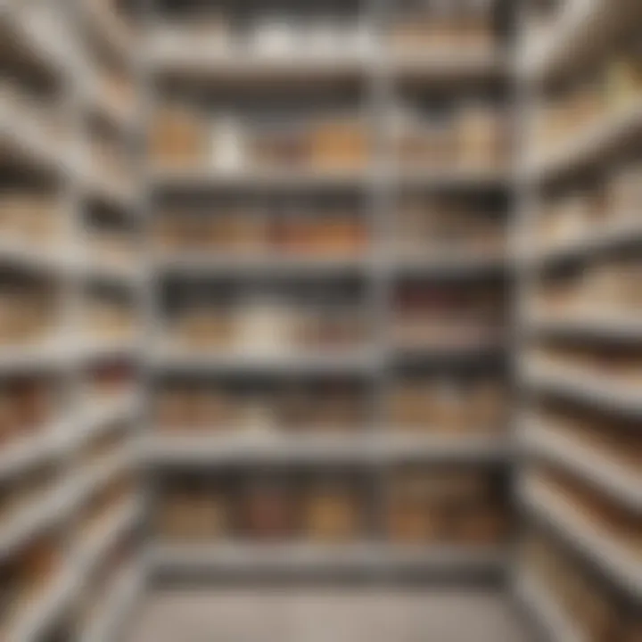 Sleek and Stylish Pantry Organization