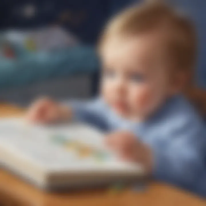 Artistic visualization of potential safety concerns when using melatonin for toddlers