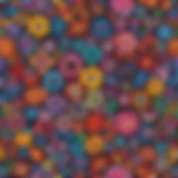 Colorful melty bead creations showcasing various designs