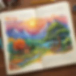 Colorful memories booklet design showcasing various themes