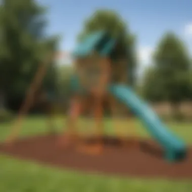 Metal Swing Set with Slide - Durability and Safety