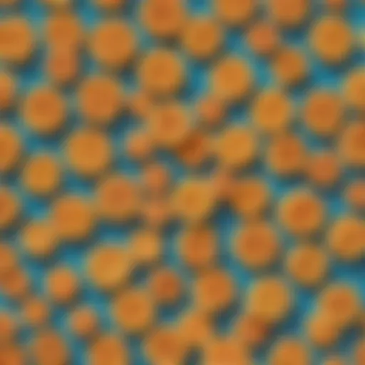 Colorful Mini Waffle Blocks Stacked in Spirals