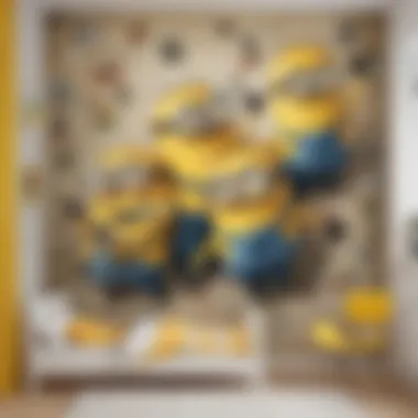 Whimsical Wall Art for Minions Lovers Creative Minions wall art and accessories enhancing a child's room