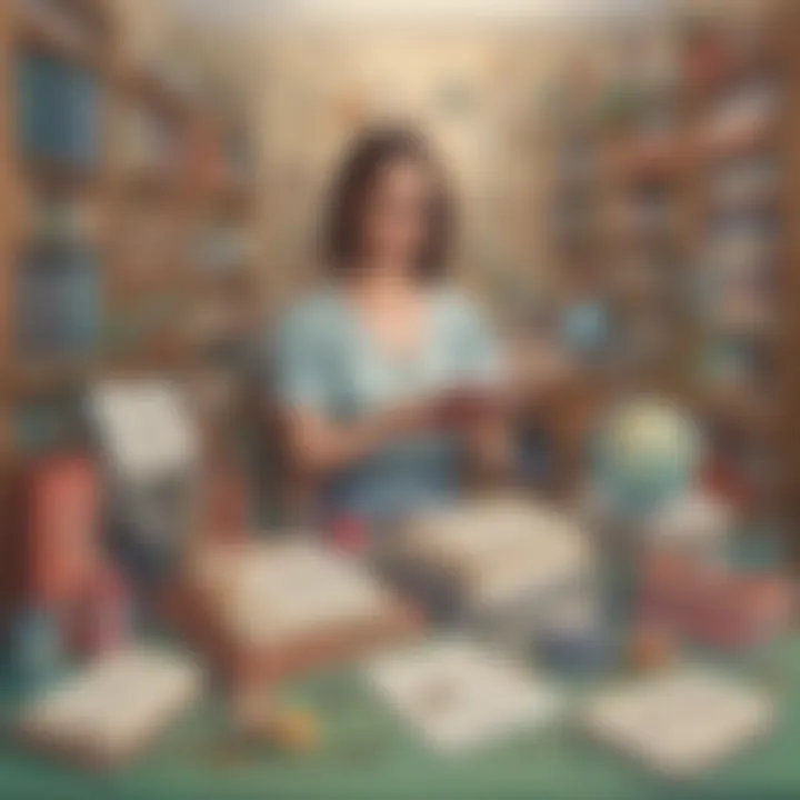 A beautifully arranged collection of thoughtful teacher gifts