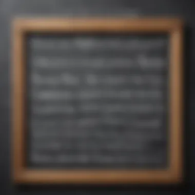 Chalkboard Motivation A motivational quote written on a chalkboard