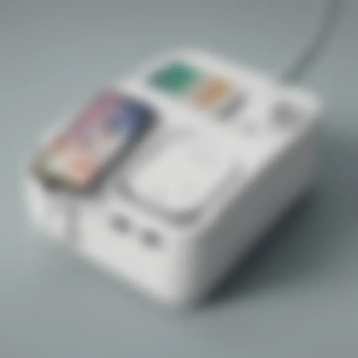 Wireless charging station for multiple devices
