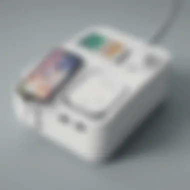 Efficient Cordless Charging Hub Wireless charging station for multiple devices