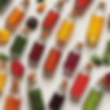 Natural Color Extracts for Culinary Arts Bottles showcasing various natural color extracts used in culinary arts
