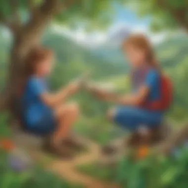 Connecting Kids with Nature Nature Exploration Activity on Gigglyx