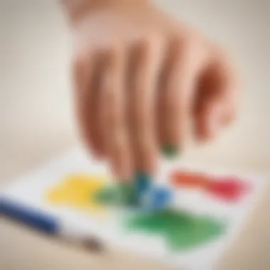 Artistic Tools for Clean Creativity No mess finger painting tools for creative play