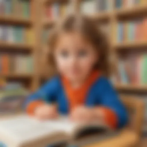 Colorful picture books for young children