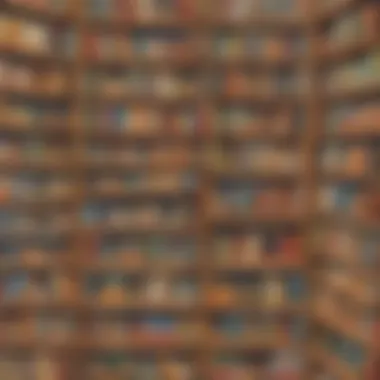 A bookshelf filled with diverse children's literature