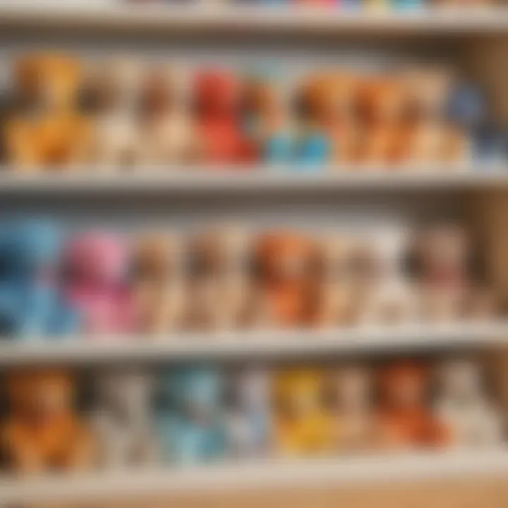 Colorful Stuffed Animal Storage Solution