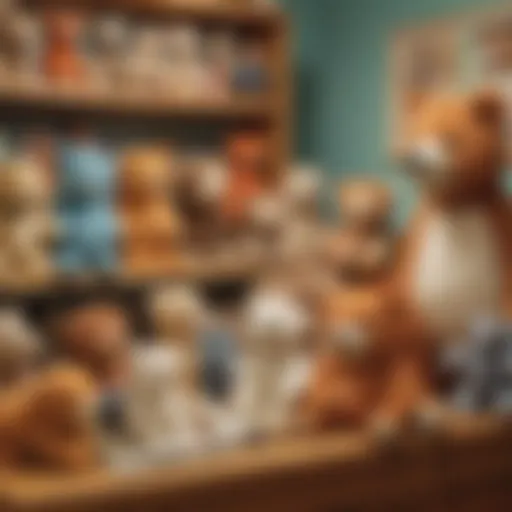 Innovative Stuffed Animal Display