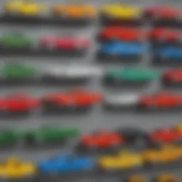 Toy car wall display