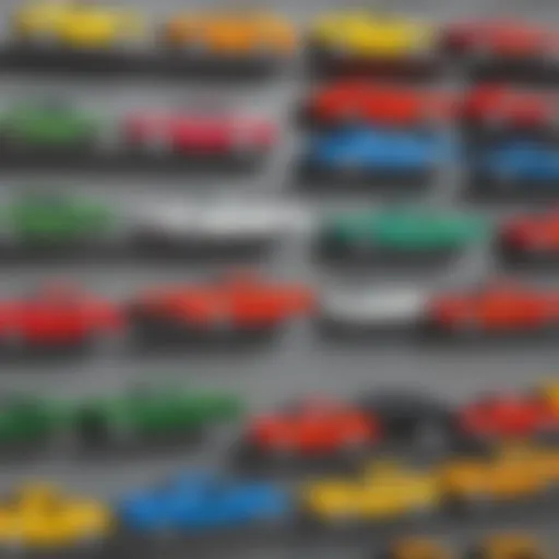 Toy car wall display