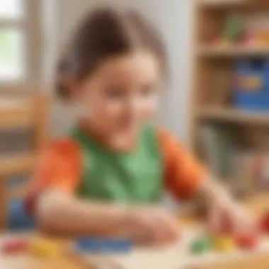 Child Engaged in Montessori Activity