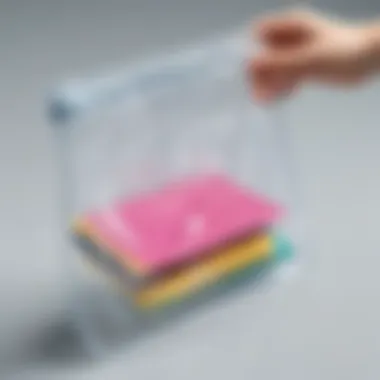 Clear Visibility Pouches Transparent pouches for easy visibility of contents