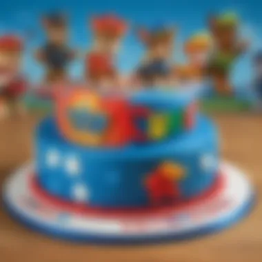 Themed Cake for Paw Patrol Celebration Delicious Paw Patrol-themed cake for the celebration