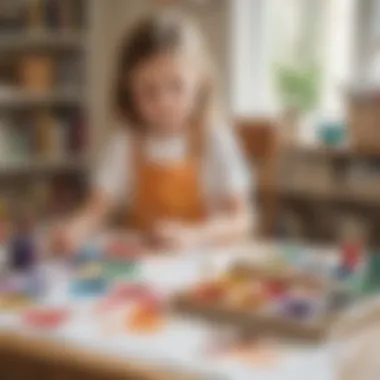 Creativity Unleashed Through Art Artistic Paint and Play Session